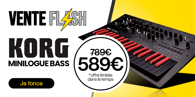 KORG Minilogue Bass : Vente Flash