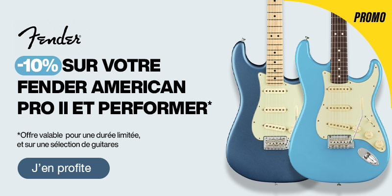 FENDER American Performer & Pro II -10% : Promotion