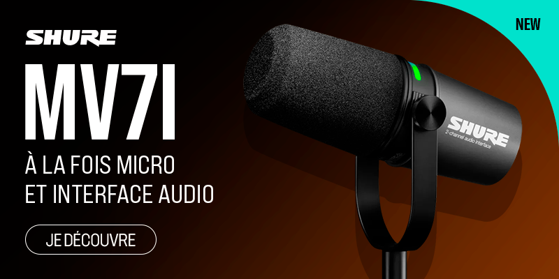 SHURE MV7i : Nouveauté