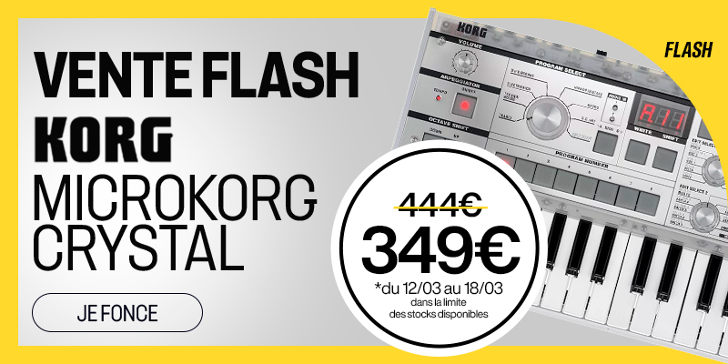 KORG Microkorg Crystal : Grosse Vente Flash