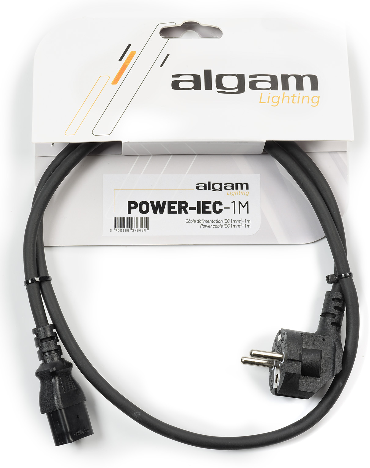 Algam Lighting Câble D'alimentation Iec 1 Mm² - 1 M - CÂble - Main picture