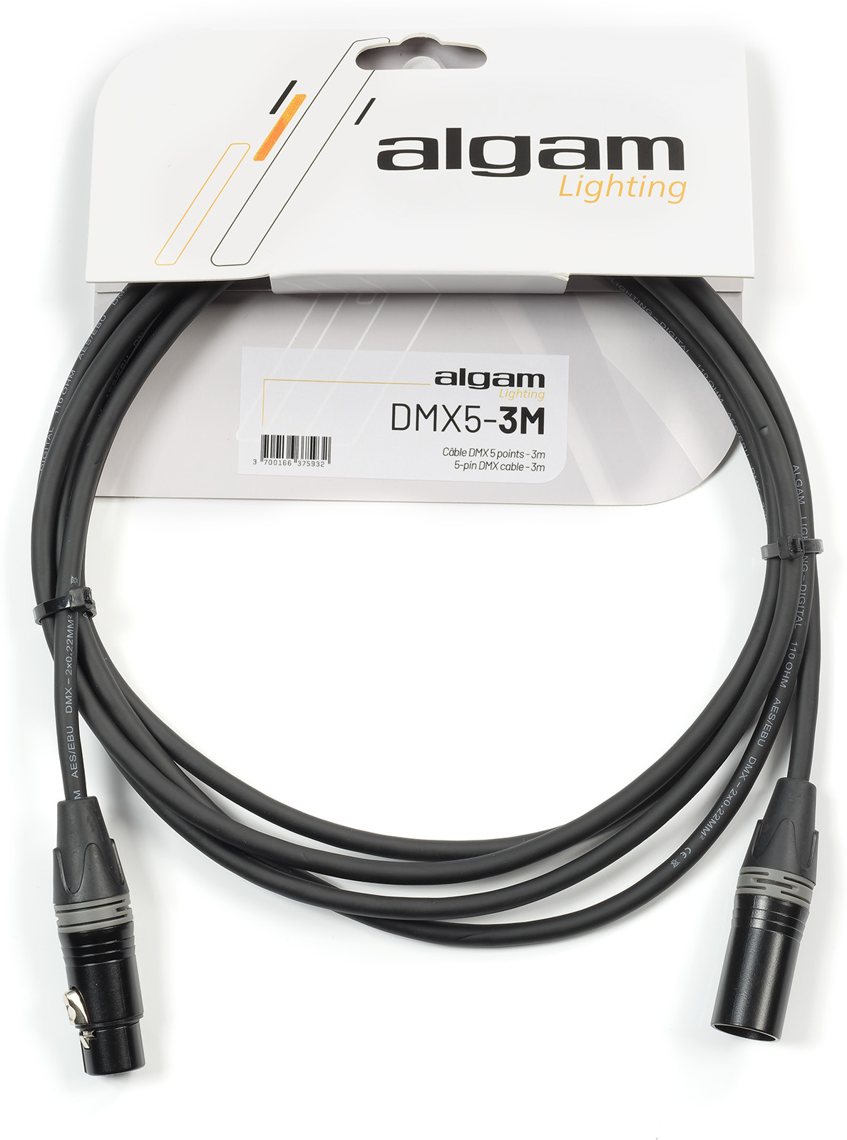 Algam Lighting Câble Dmx 5 Points - 3 M - CÂble - Main picture