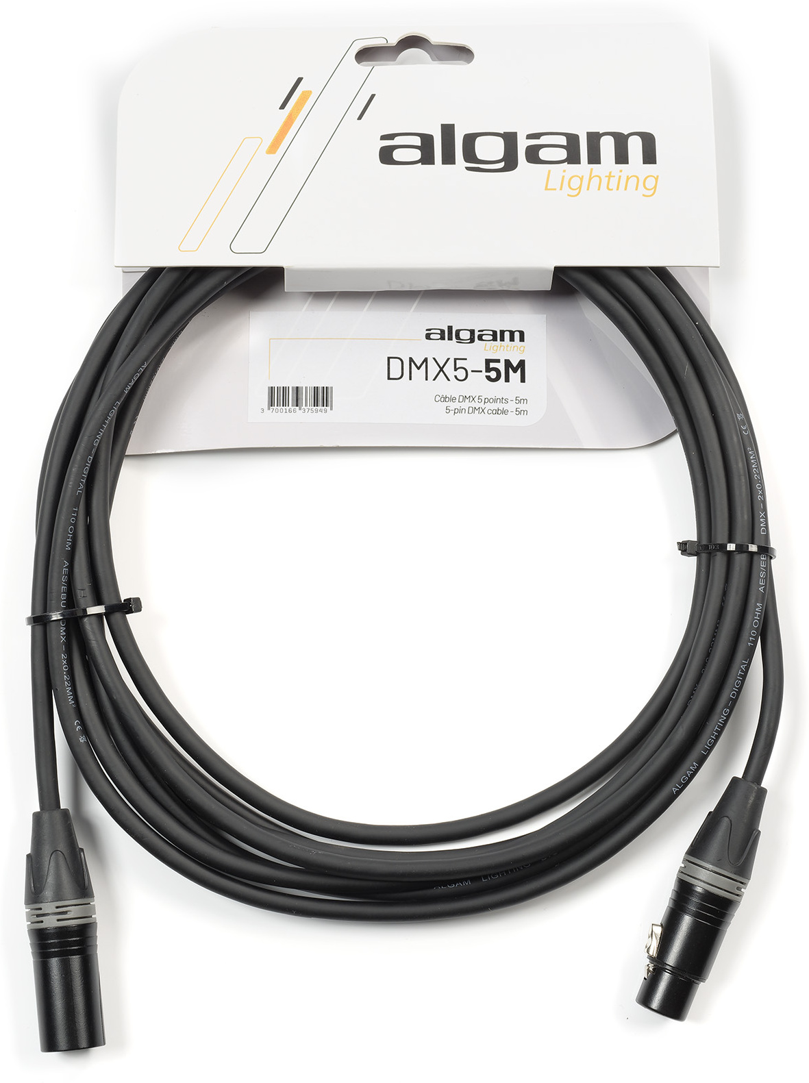 Algam Lighting Câble Dmx 5 Points - 5 M - CÂble - Main picture