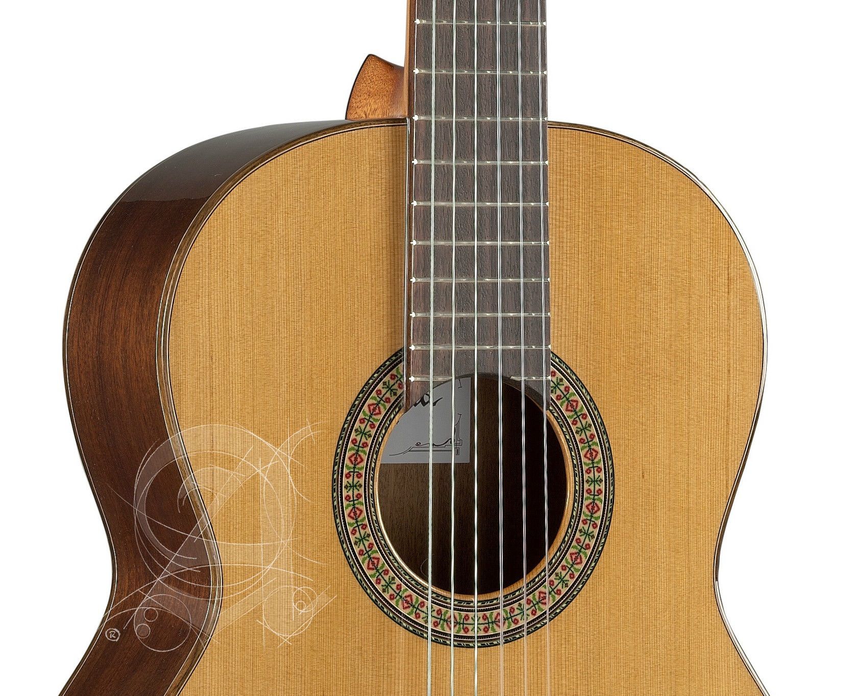 Alhambra Cadete C Natural Guitare Classique Format