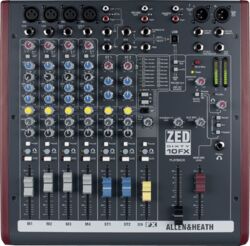 Table de mixage analogique Allen & heath ZED60-10FX