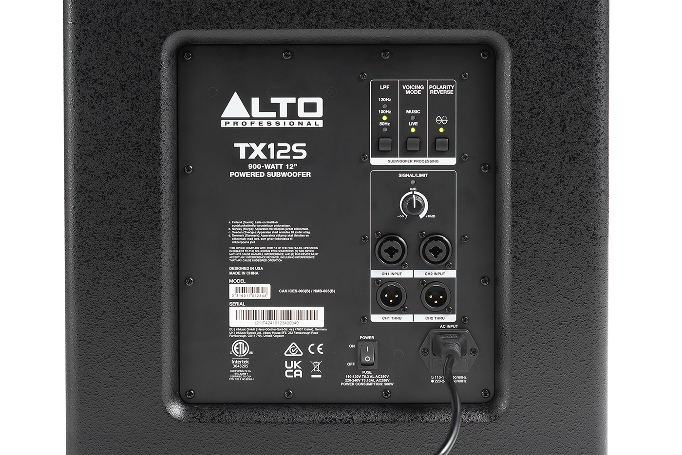 Alto Tx 12s - Caisson Sub Sono Actif - Variation 3