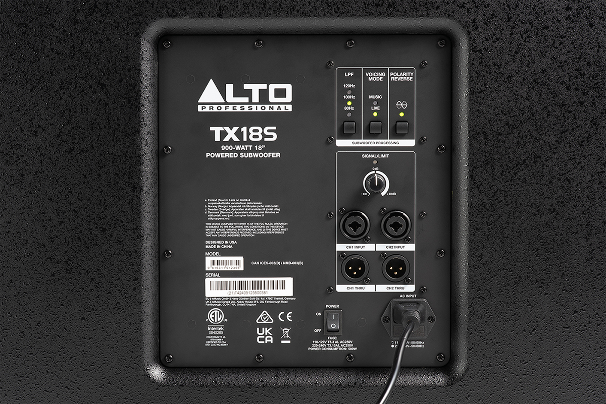 Alto Tx 18s - Caisson Sub Sono Actif - Variation 3