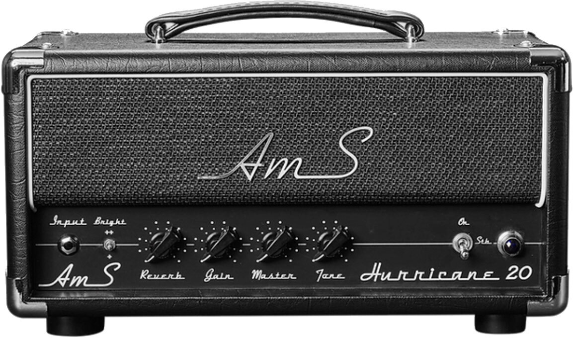 Ams Amplifiers Hurricane 20 Head 20w 6v6 Black - Ampli Guitare Électrique TÊte / PÉdale - Main picture