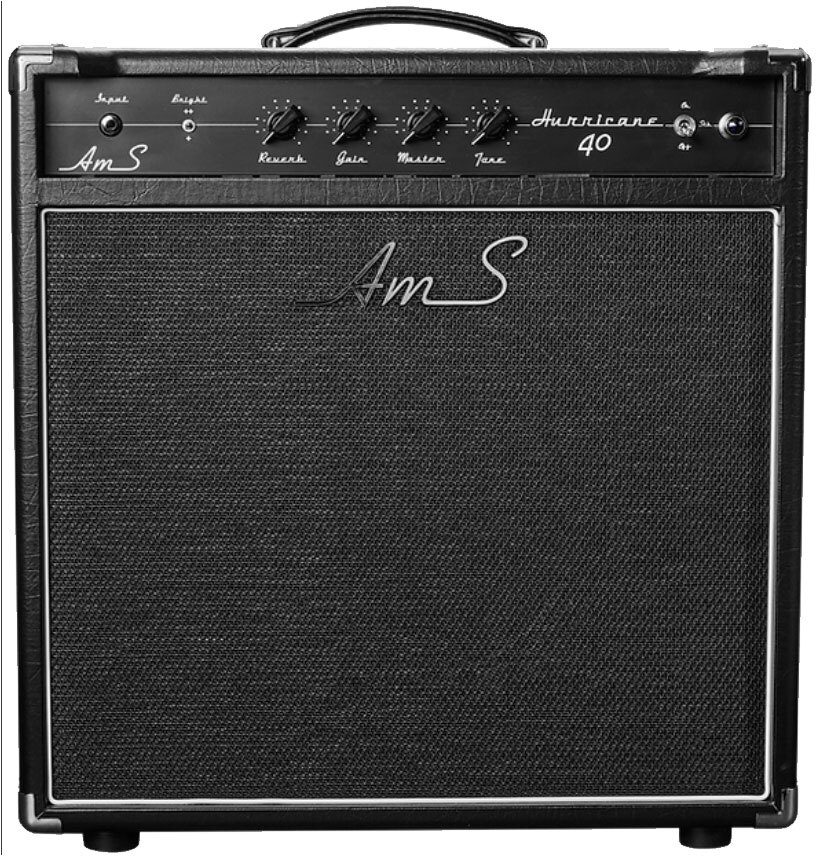 Ams Amplifiers Hurricane 40 Combo 40w 6v6 Black - Ampli Guitare Électrique Combo - Main picture