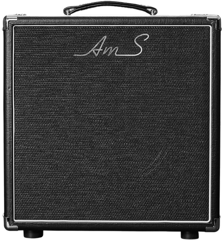 Ams Amplifiers Mini Guitar Cab 1x12 V30-ob Black - Baffle Ampli Guitare Électrique - Main picture