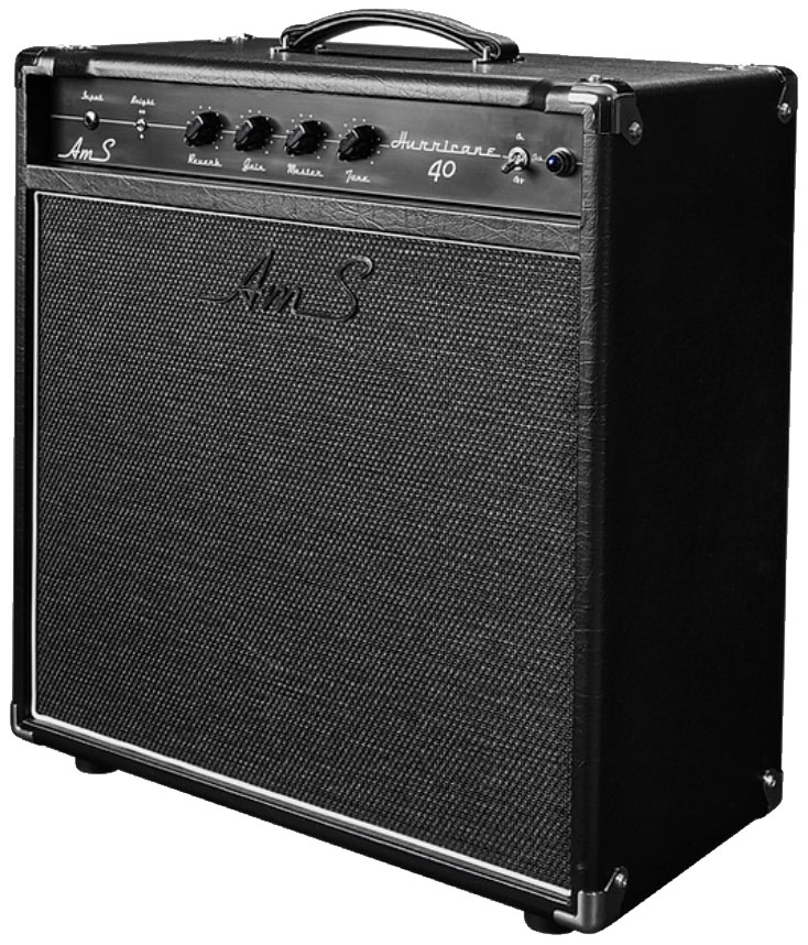 Ams Amplifiers Hurricane 40 Combo 40w 6v6 Black - Ampli Guitare Électrique Combo - Variation 1