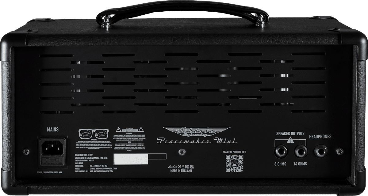 Ashdown Pm-2h Peacemaker 2 Head 2w - Ampli Guitare Électrique TÊte / PÉdale - Variation 3