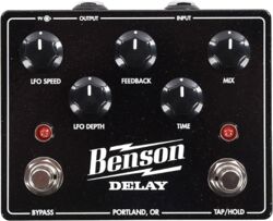 Pédale reverb / delay / echo Benson amps DELAY