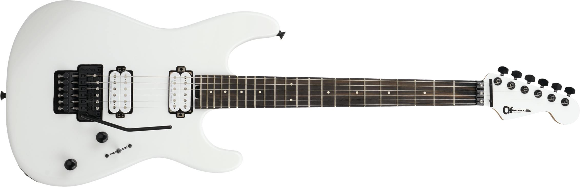 Charvel San Dimas Pro-mod Plus Style 1 Hh Fr E 2h Seymour Duncan Mn - Snow White - Guitare Électrique Forme Str - Main picture