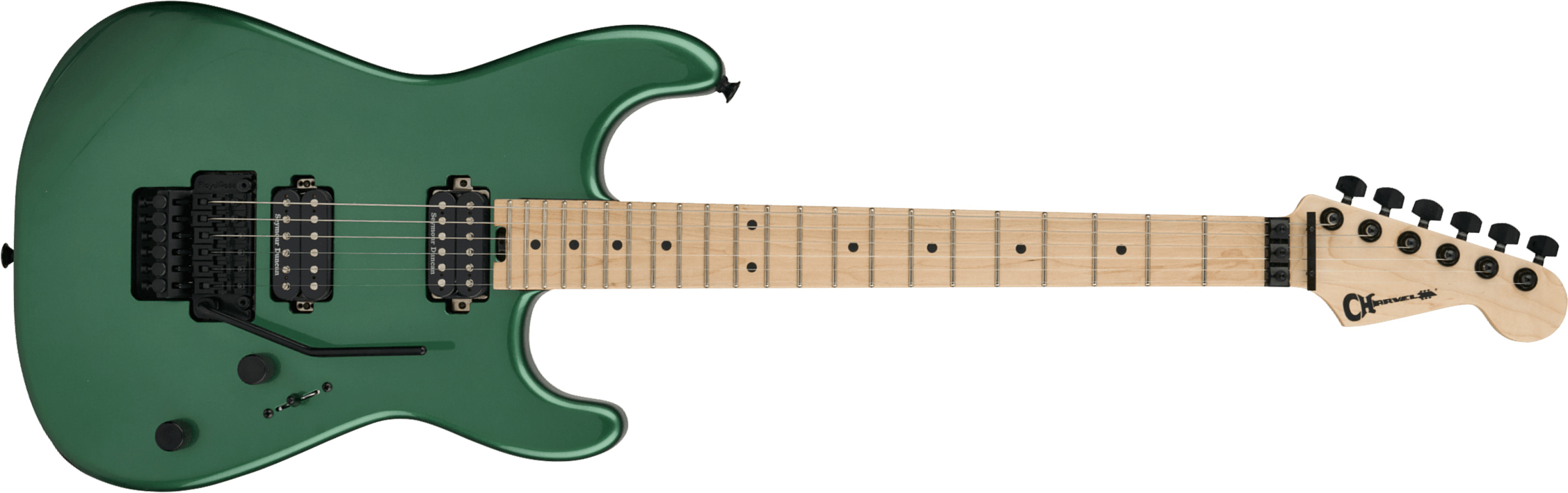 Charvel San Dimas Pro-mod Style 1 Hh Fr Mpl 2h Seymour Duncan Mn - Pelham Green - Guitare Électrique Forme Str - Main picture