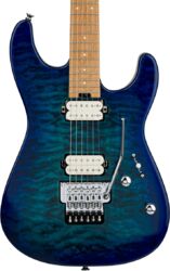 Guitare électrique forme str Charvel Pro-Mod Plus San Dimas Style 1 HH FR CM - CHLORINE BURST