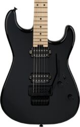 Guitare électrique forme str Charvel Pro-Mod San Dimas Style 1 HH FR MPL - gloss black