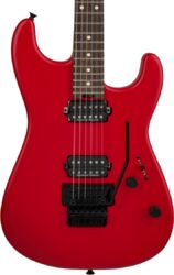 Guitare électrique forme str Charvel Pro-Mod San Dimas Style 1 HH FR RW - Satin Ferrari Red