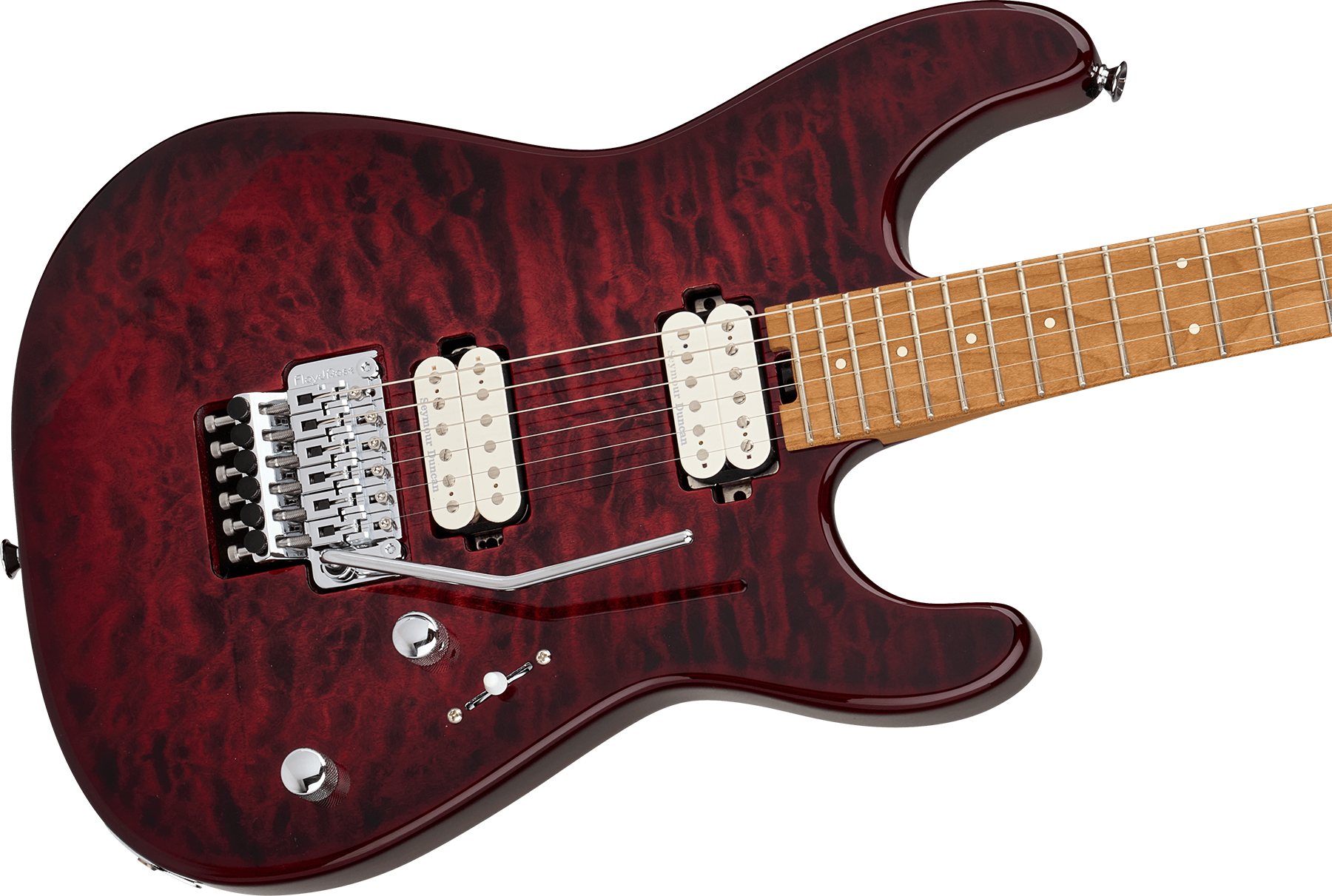 Charvel San Dimas Pro-mod Plus Style 1 Hh Fr Cm 2h Seymour Duncan Mn - Sangria Burst - Guitare Électrique Forme Str - Variation 2