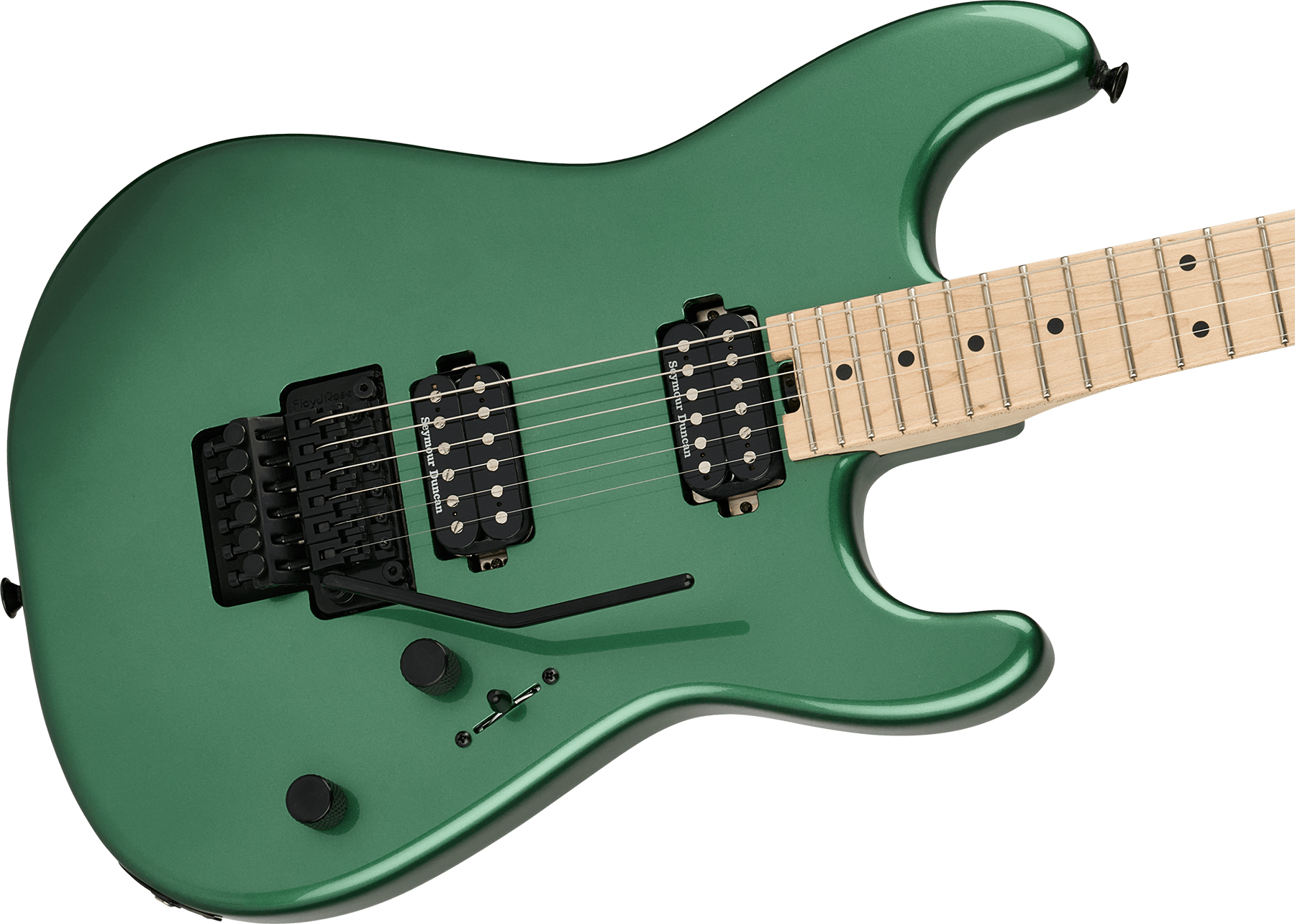 Charvel San Dimas Pro-mod Style 1 Hh Fr Mpl 2h Seymour Duncan Mn - Pelham Green - Guitare Électrique Forme Str - Variation 2