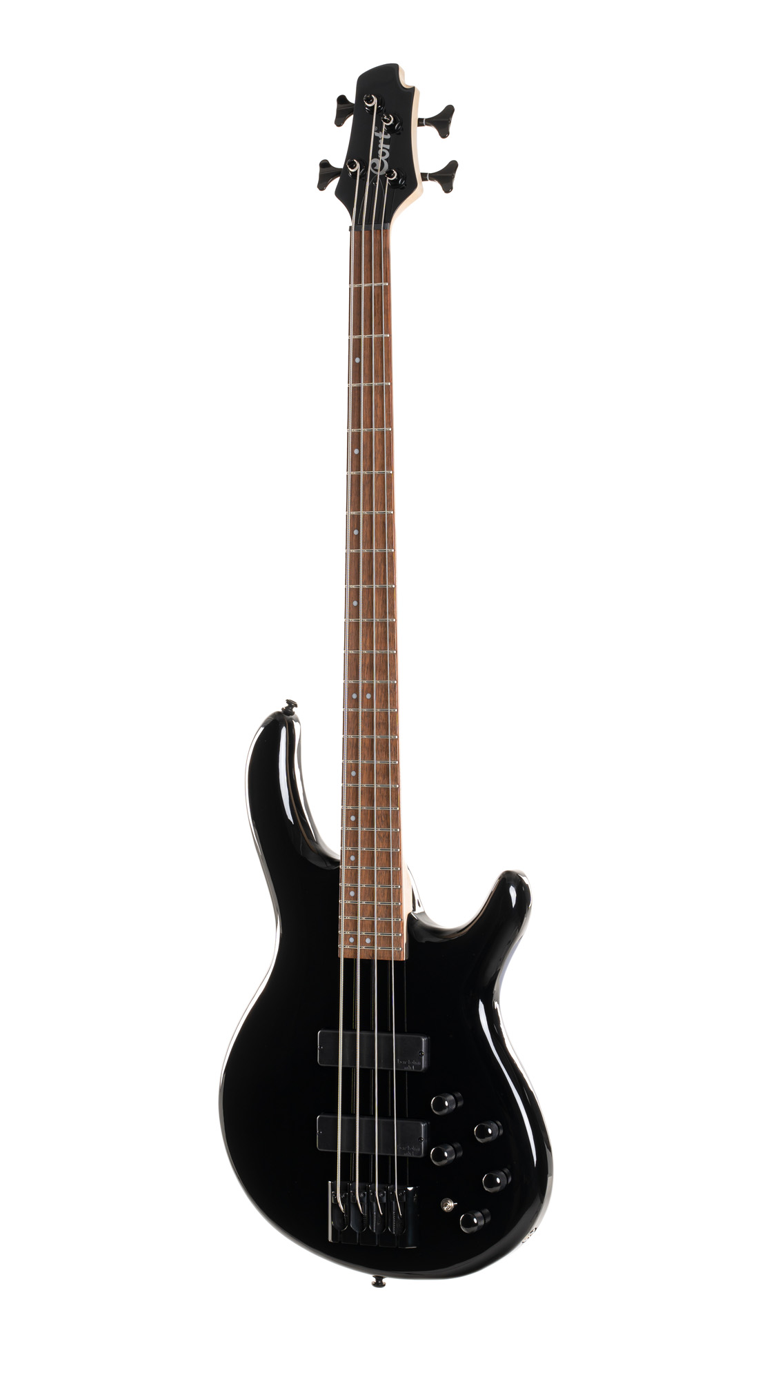 Cort C4 Deluxe Bartolini Jat - Black - Basse Électrique Solid Body - Variation 2