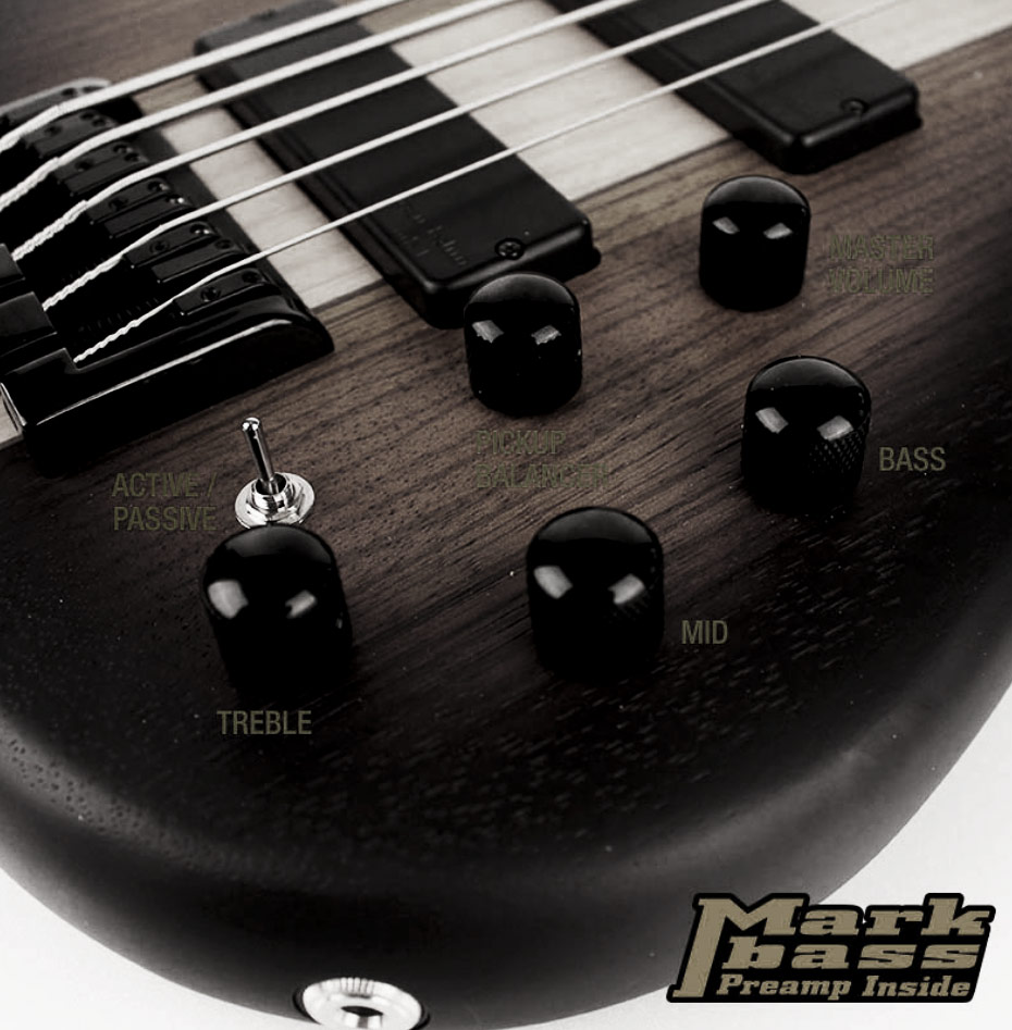 Cort C4 Plus Zbmh Tbb - Transparent Black Burst - Basse Électrique Solid Body - Variation 1