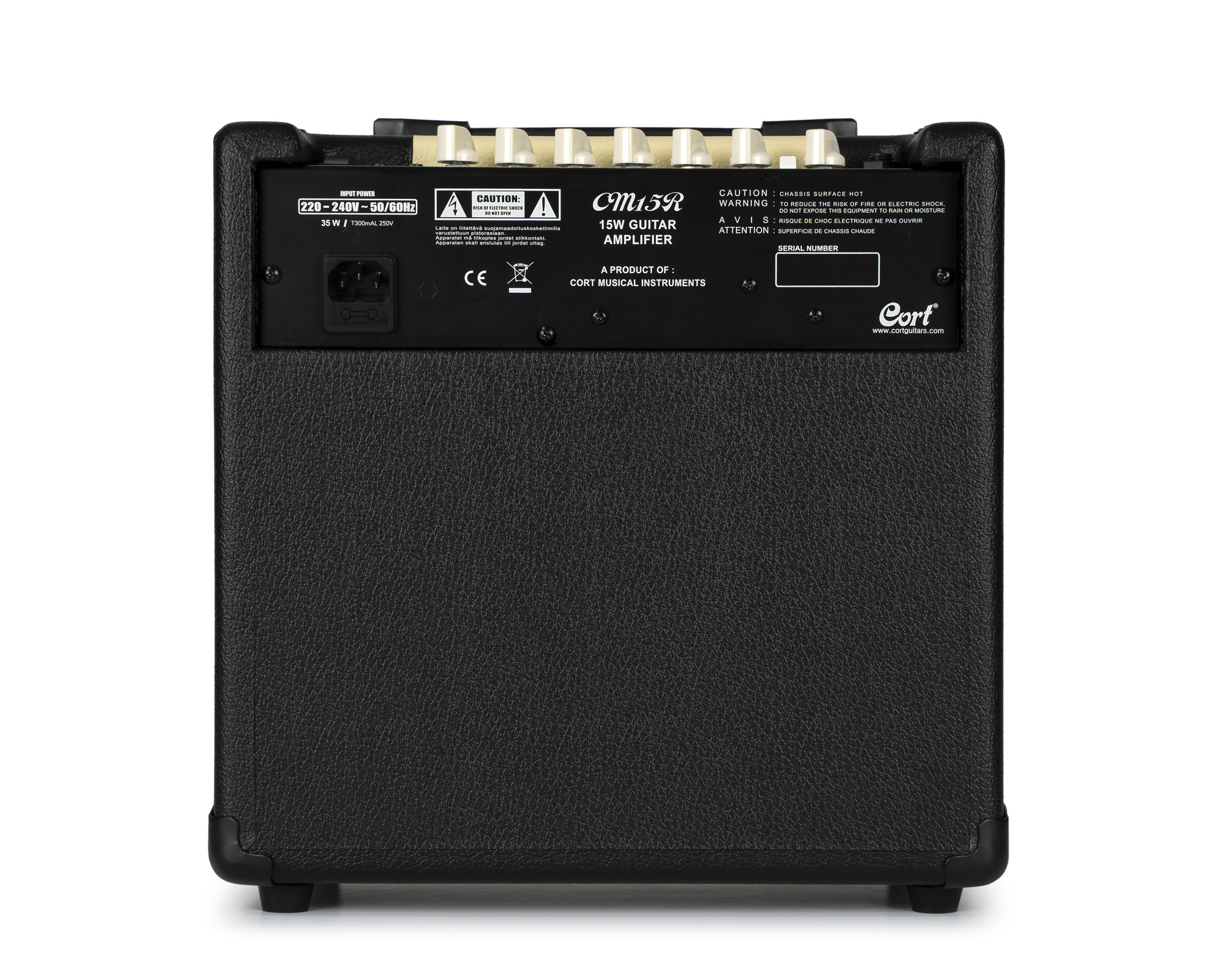 Cort Cm15rbk 15w Reverb Noir 1x8 - Ampli Guitare Électrique Combo - Variation 1