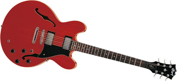 Cort Jazz Box Source Cherry Red - Cherry Red - Guitare Électrique 1/2 Caisse - Main picture