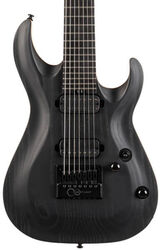 Guitare électrique 7 cordes Cort KX707 EverTune - Open pore black