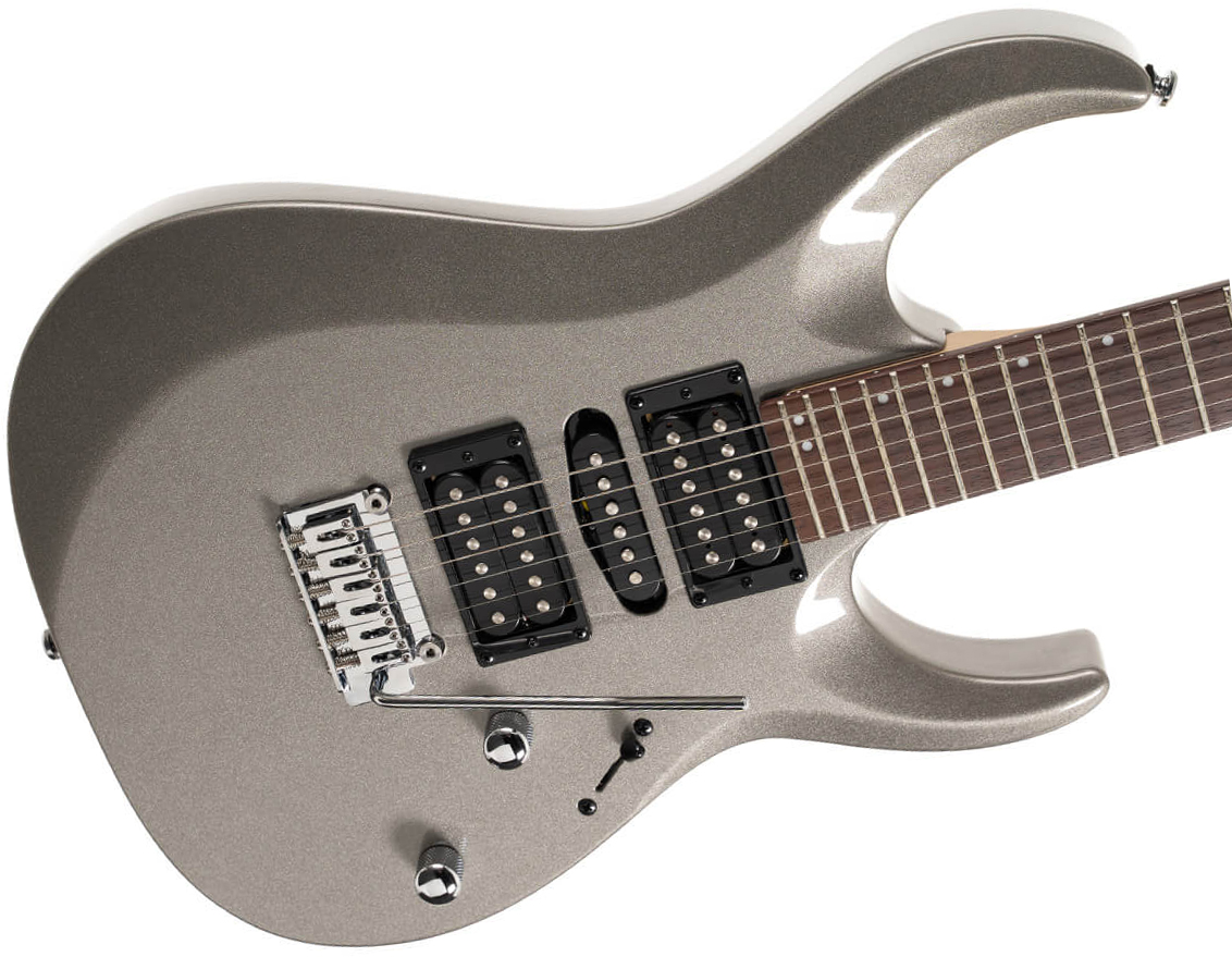 Cort X200 Hsh Trem Jat - Silver - Guitare Électrique Forme Str - Variation 2