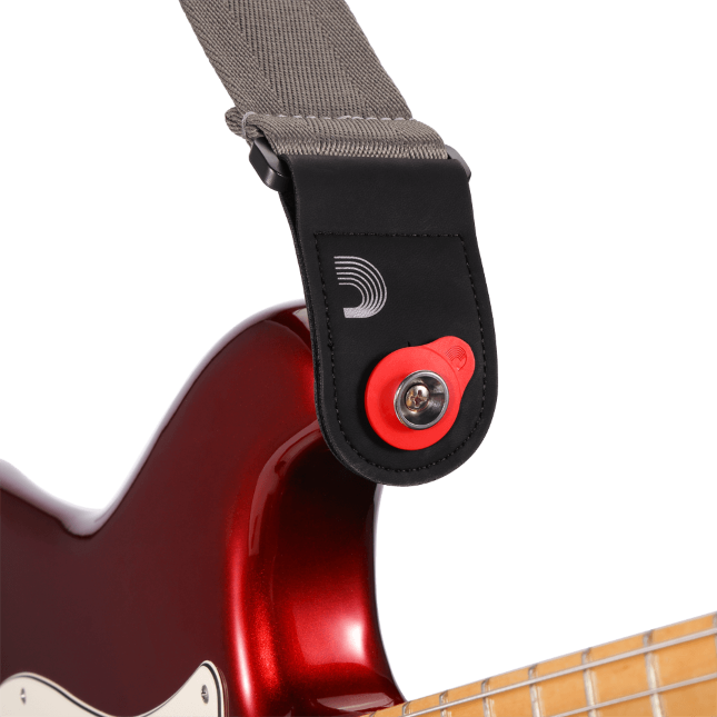 D'addario Anneaux De Blocage De Sangle Flex Lock, Rouge - Sangle Courroie - Variation 3