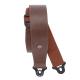 Auto Lock Cuir Guitar Strap Brown 6,3 cm