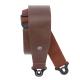 Auto Lock Cuir Guitar Strap Brown Largeur 7,6 cm