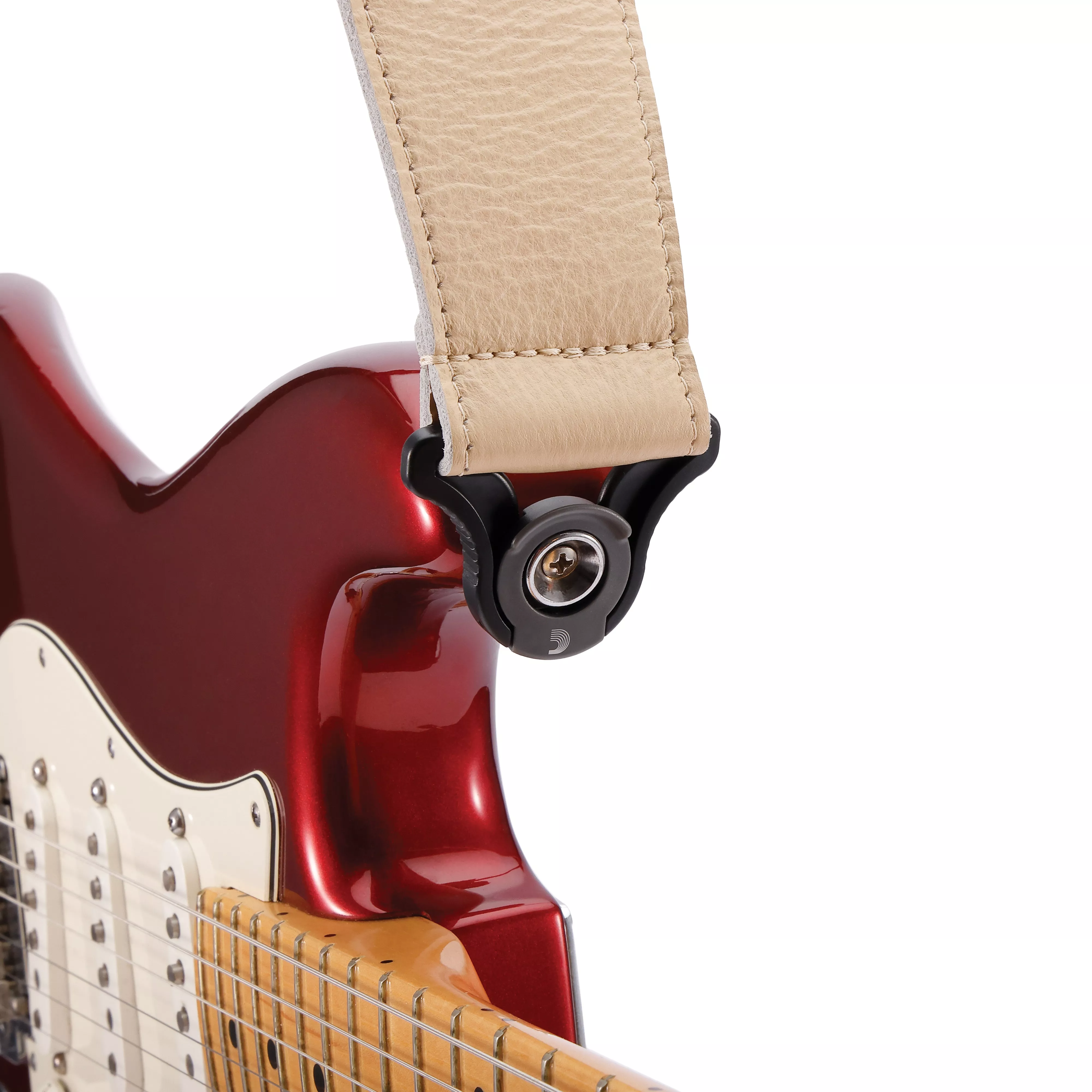 Sangle pour guitare ou basse en cuir –