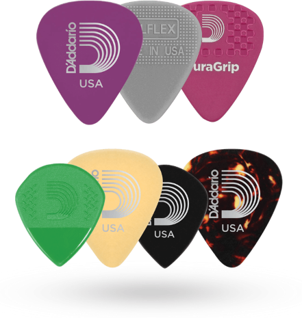 D'addario Variety Picks 7-pack - MÉdiator & Onglet - Main picture