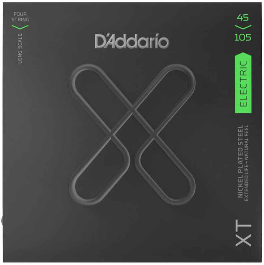 D'ADDARIO EXL165 - Jeu de 4 cordes basse, tirant Regular Light Top