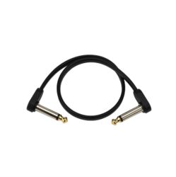 Câble D'addario Cable Patch Plat Angle Droit 15 cm Pack Double