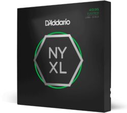 Cordes basse électrique D'addario NYXL4095 Set Long Scale Super Light 40-95 - Jeu de 4 cordes