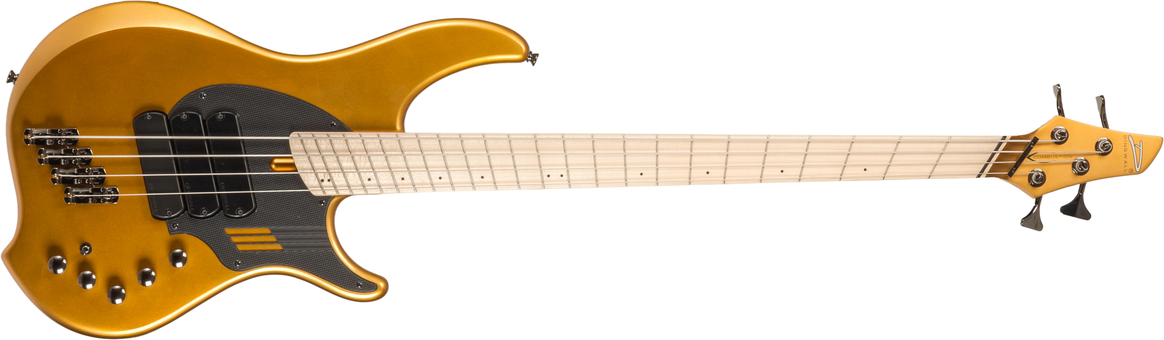 Dingwall Adam Nolly Getgood Ng3 4c Signature 3pu Active Mn - Gold Matte - Basse Électrique Solid Body - Main picture