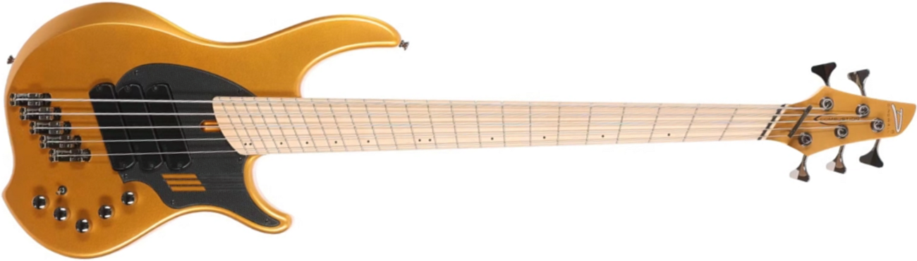 Dingwall Adam Nolly Getgood Ng3 5c Signature 3pu Active Mn - Gold Matte - Basse Électrique Solid Body - Main picture