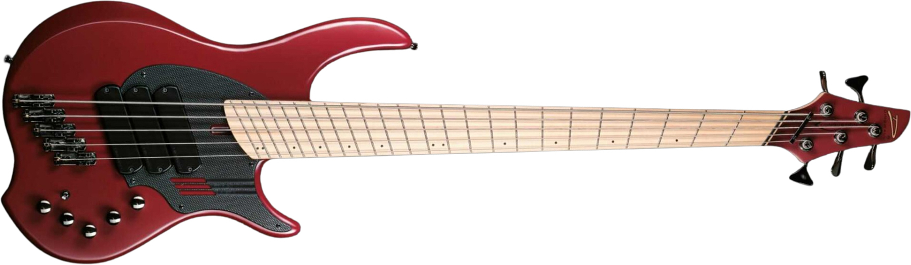 Dingwall Adam Nolly Getgood Ng3 5c Signature 3pu Active Mn - Pegasus Red - Basse Électrique Solid Body - Main picture