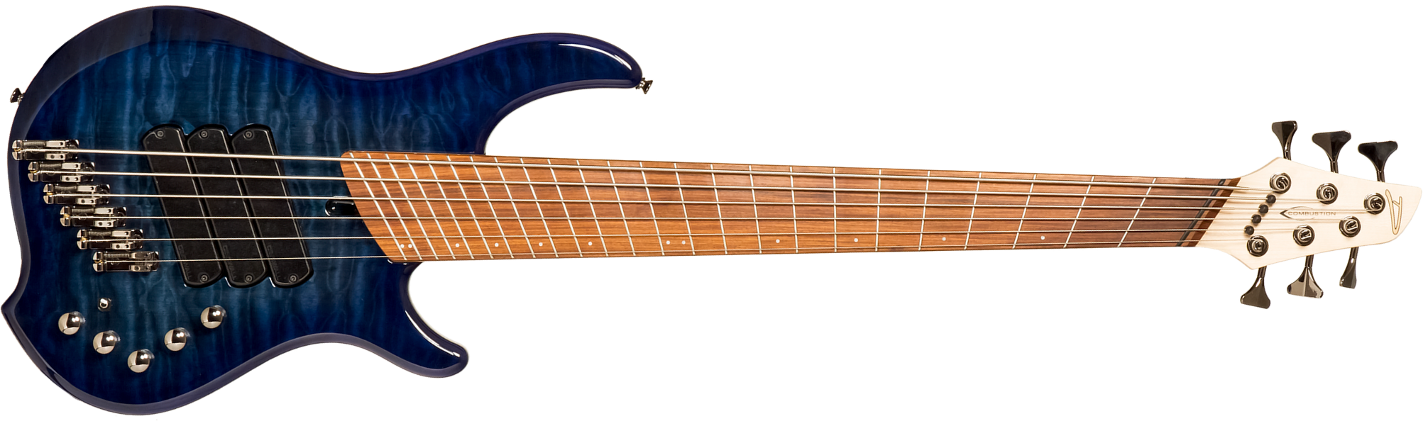 Dingwall Combustion Cb3 6c 3pu Active Pf - Indigo Burst - Basse Électrique Solid Body - Main picture