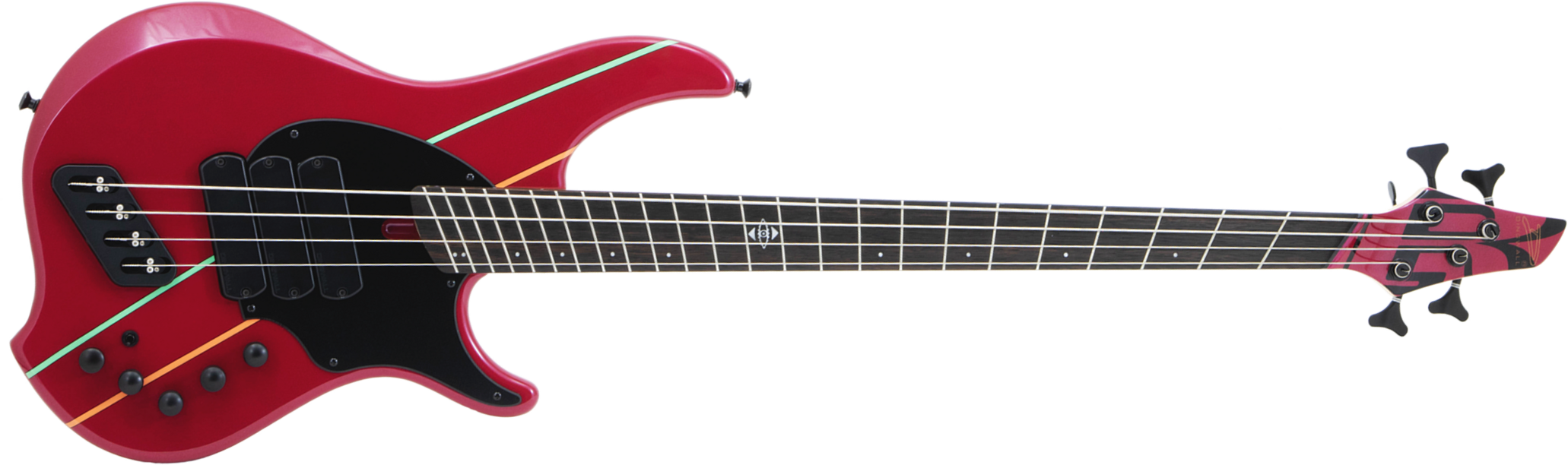 Dingwall John Taylor Rio Dream Jt3 Ltd 4c 3pu Active Eb - Cranberry Pearl - Basse Électrique Solid Body - Main picture