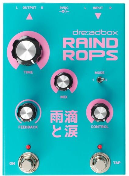 Dreadbox Raindrops Delai - PÉdale Reverb / Delay / Echo - Main picture