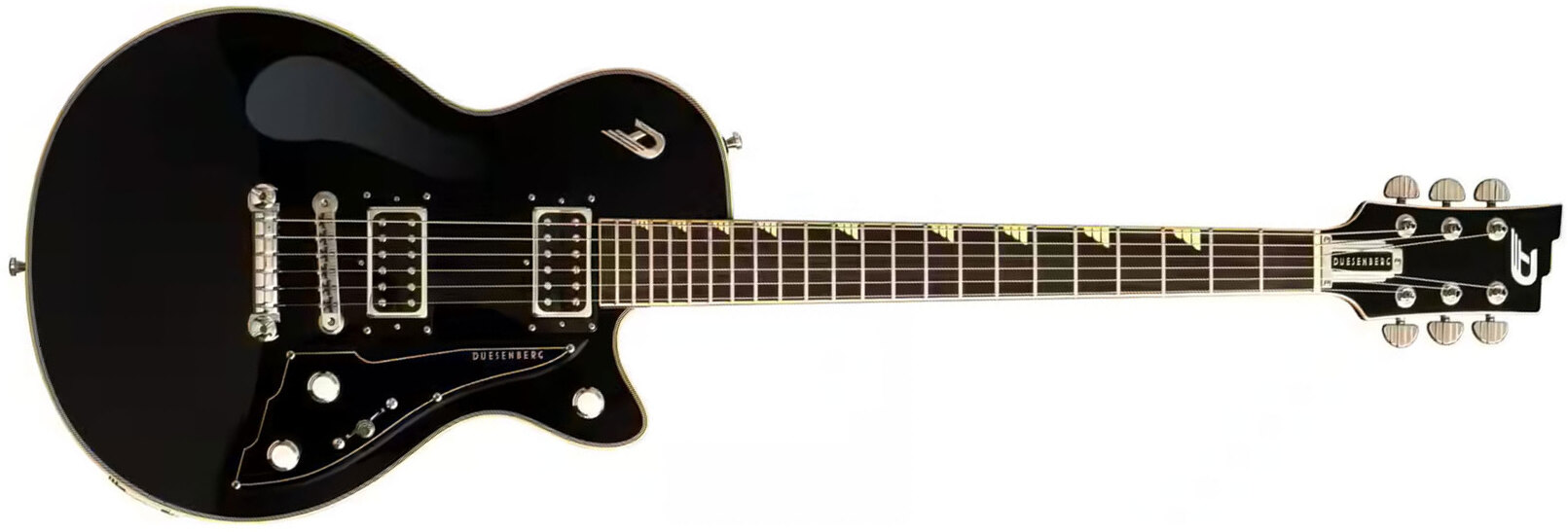 Duesenberg Fantom S 2h Ht Rw - Black - Guitare Électrique Single Cut - Main picture