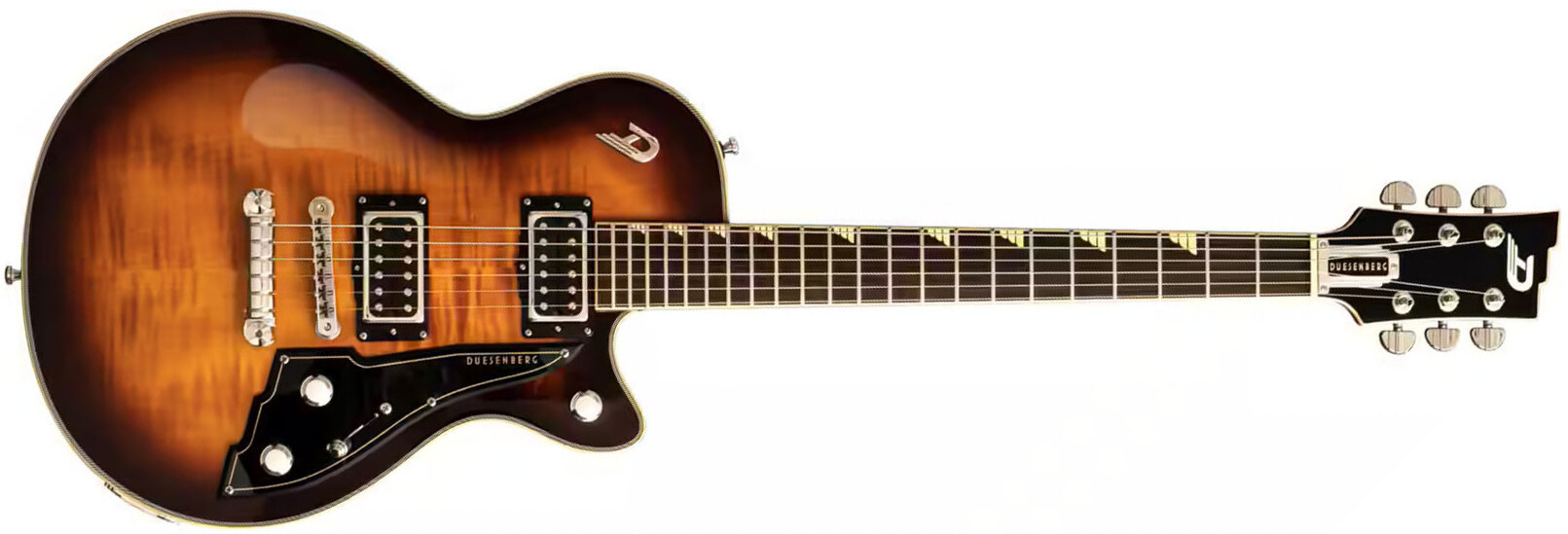 Duesenberg Fantom S 2h Ht Rw - Tobacco Burst - Guitare Électrique Single Cut - Main picture