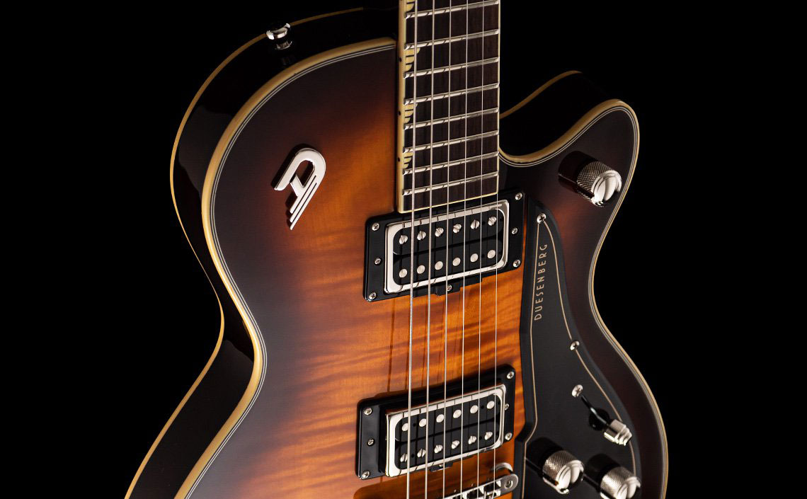 Duesenberg Fantom S 2h Ht Rw - Tobacco Burst - Guitare Électrique Single Cut - Variation 3