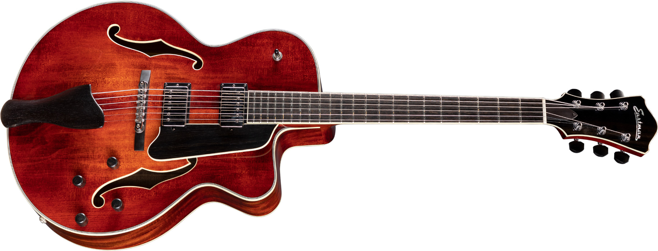 Eastman Ar605ced Archtop 2h Ht Eb - Truetone Gloss Classic - Guitare Électrique 3/4 Caisse & Jazz - Main picture