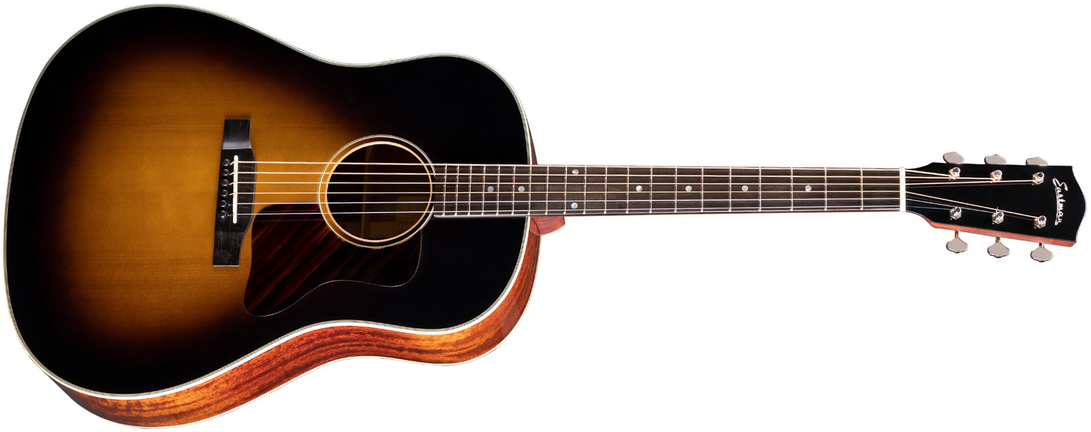 Eastman E10ss Thermo Cure Dreadnought Epicea Acajou Eb - Truetone Gloss Sunburst - Guitare Folk - Main picture