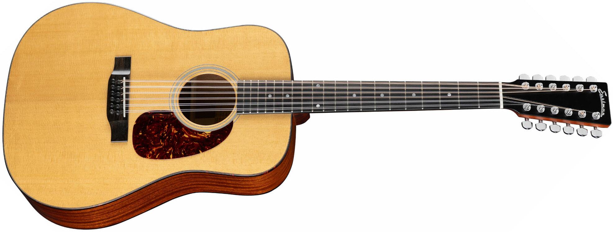 Eastman E1d-12 Deluxe Dreadnought 12c Epicea Sapele Eb - Truetone Gloss Natural - Guitare Electro Acoustique - Main picture